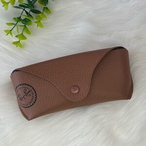 Ray-Ban Brown Leather Eyewear‎ Case